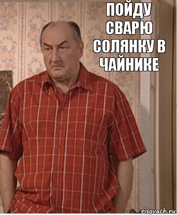 пойду сварю солянку в чайнике, Комикс Николай Петрович Воронин