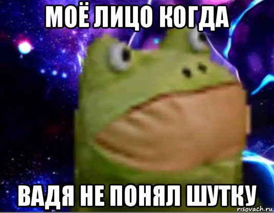 моё лицо когда вадя не понял шутку