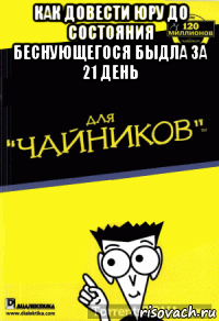 как довести юру до состояния беснующегося быдла за 21 день 