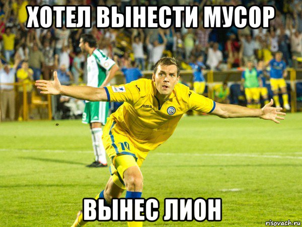 хотел вынести мусор вынес лион