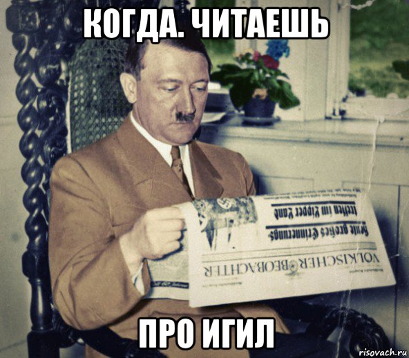 когда. читаешь про игил