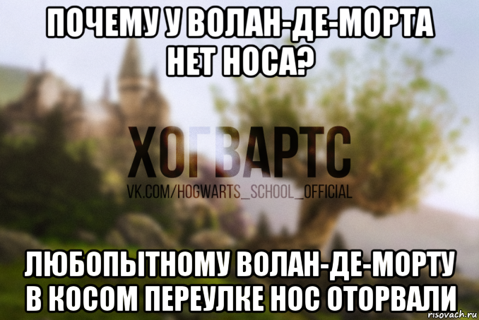 Почему у Волан-Де-Морта нет носа?