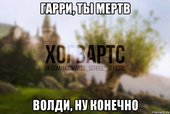 гарри, ты мертв волди, ну конечно