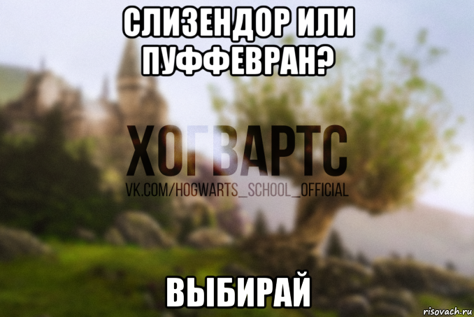слизендор или пуффевран? выбирай