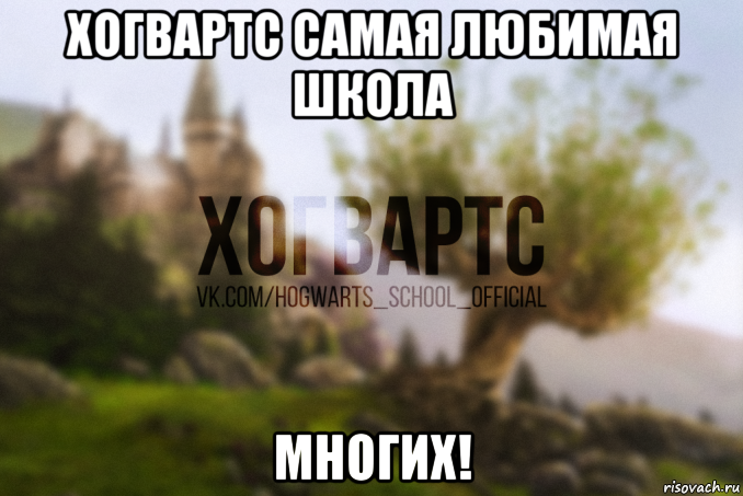 хогвартс самая любимая школа многих!