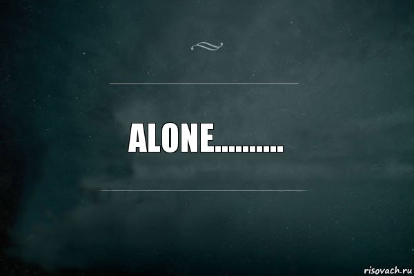 Alone.........., Комикс Игра Слов