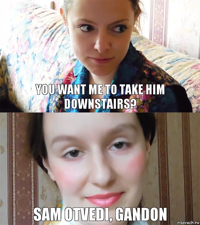 You want me to take him downstairs? Sam otvedi, gandon, Комикс  Каким ты пользуешься