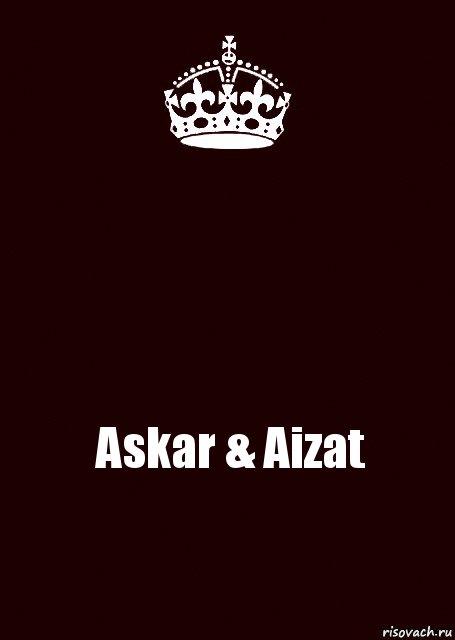  Askar & Aizat, Комикс keep calm