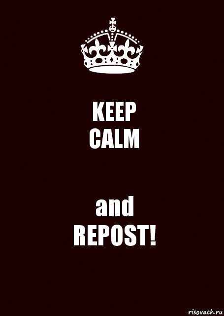 KEEP
CALM and
REPOST!, Комикс keep calm