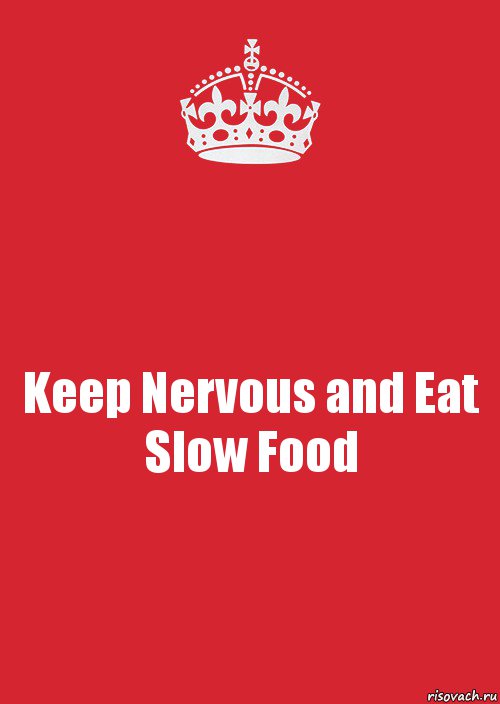 Keep Nervous and Eat Slow Food, Комикс Keep Calm 3