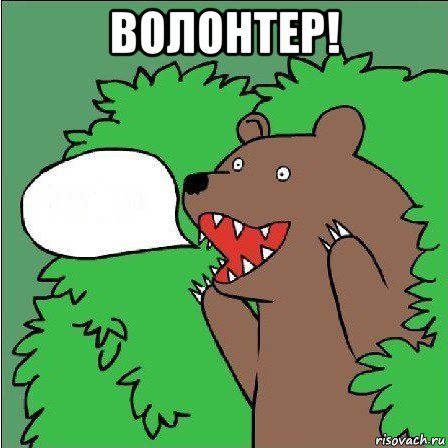 волонтер! 