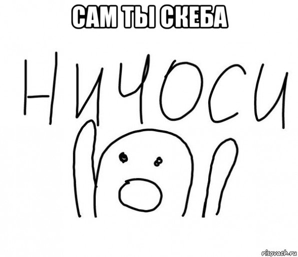 сам ты скеба , Мем  Ничоси