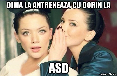 dima la antreneaza cu dorin la asd, Мем  Он