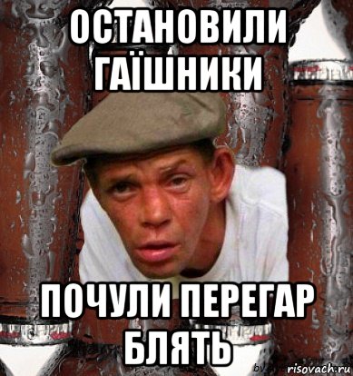 остановили гаїшники почули перегар блять