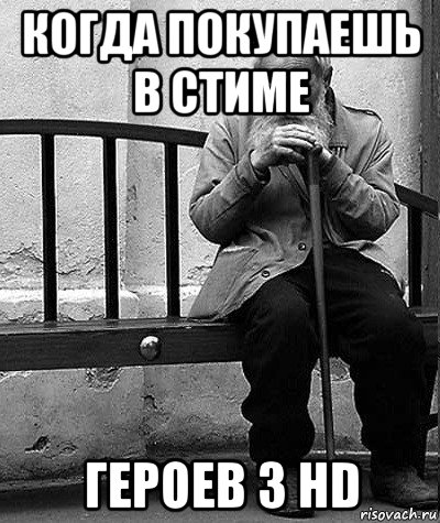 когда покупаешь в стиме героев 3 hd