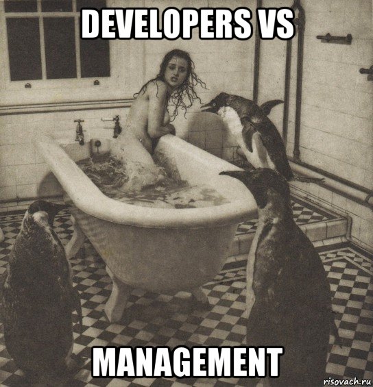 developers vs management, Мем Столбняк