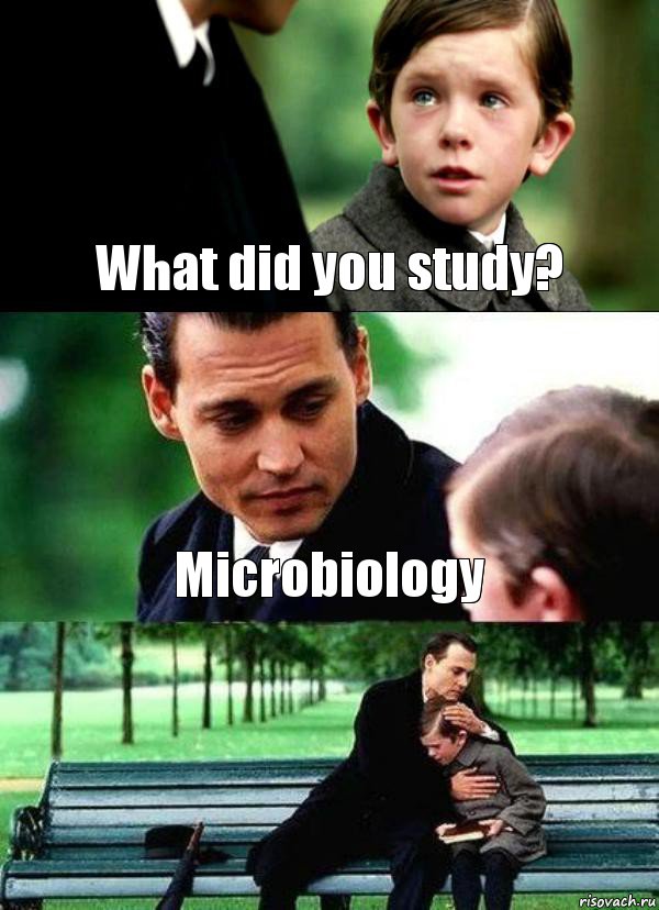 What did you study? Microbiology 