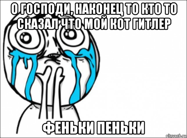 о господи, наконец то кто то сказал что мой кот гитлер феньки пеньки, Мем Это самый