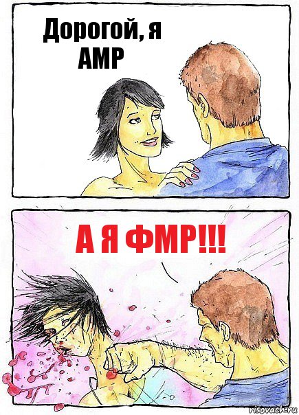 Дорогой, я АМР А Я ФМР!!!