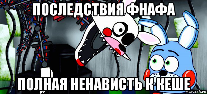 последствия фнафа полная ненависть к кеше