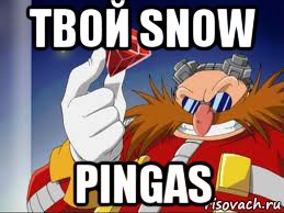 твой snow pingas, Мем Доктор Эггман
