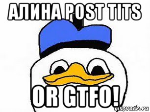 алина post tits or gtfo!, Мем Duck Angel