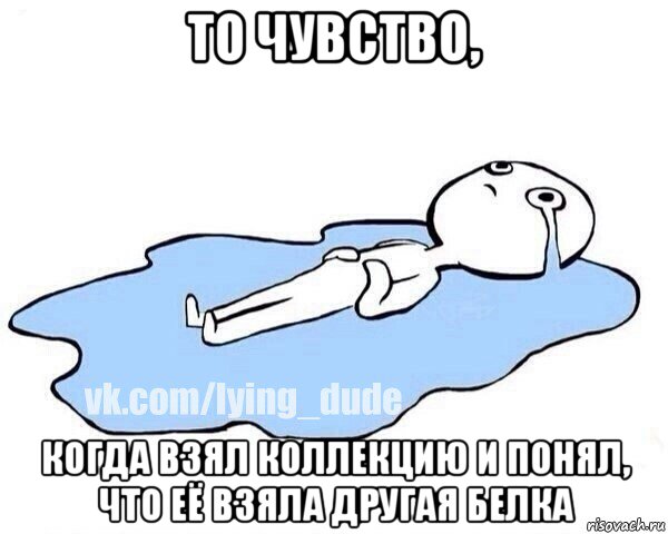 то чувство, когда взял коллекцию и понял, что её взяла другая белка, Мем Этот момент когда