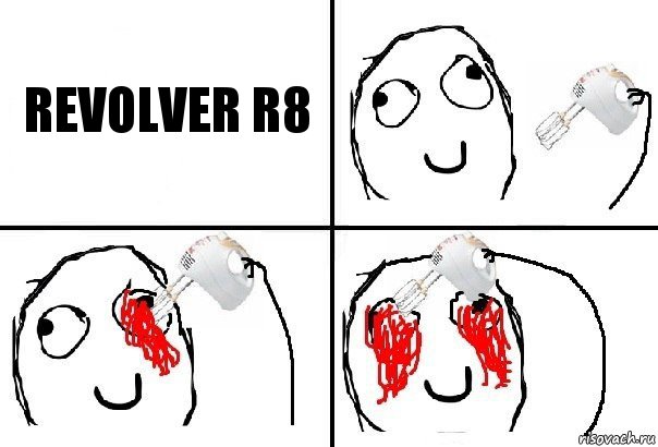 REVOLVER R8, Комикс  глаза миксер