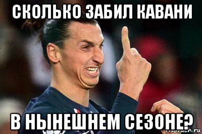 сколько забил кавани в нынешнем сезоне?, Мем ибрагимович