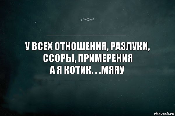 У всех отношения, разлуки, ссоры, примерения
а я котик. . .МЯЯУ, Комикс Игра Слов