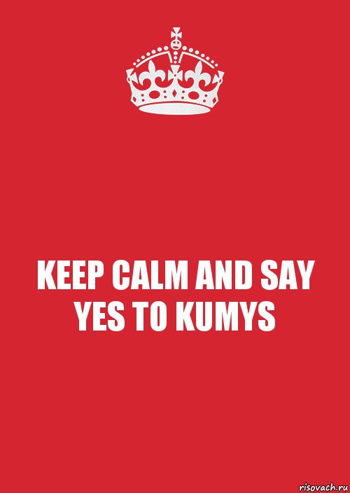 KEEP CALM AND SAY YES TO KUMYS, Комикс Keep Calm 3