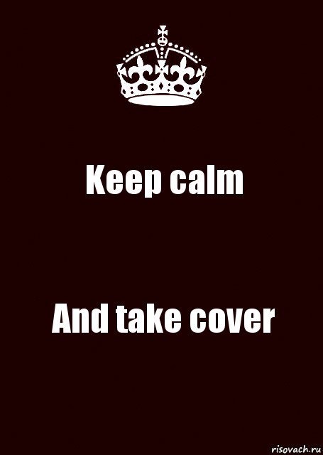 Keep calm And take cover, Комикс keep calm