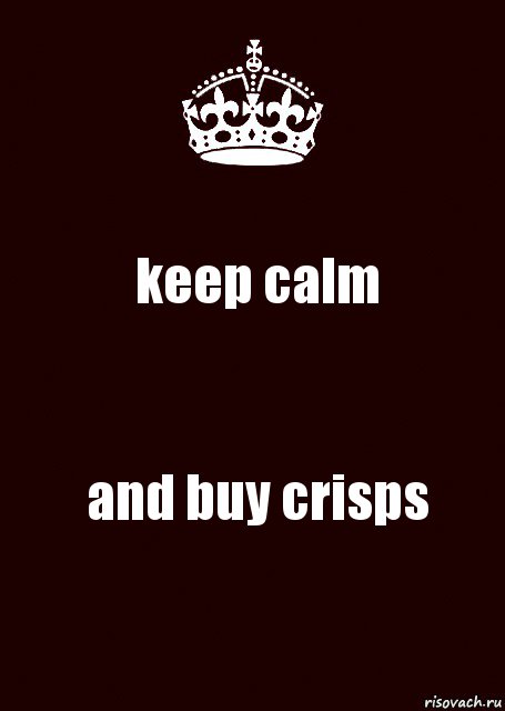 keep calm and buy crisps, Комикс keep calm