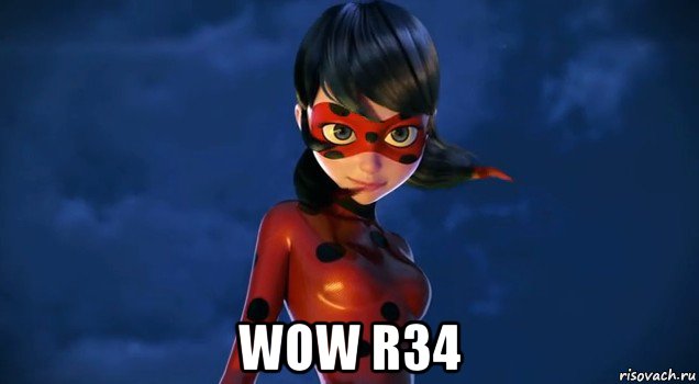  wow r34, Мем Леди баг