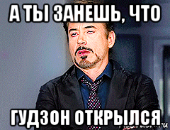 а ты занешь, что гудзон открылся, Мем мое лицо когда