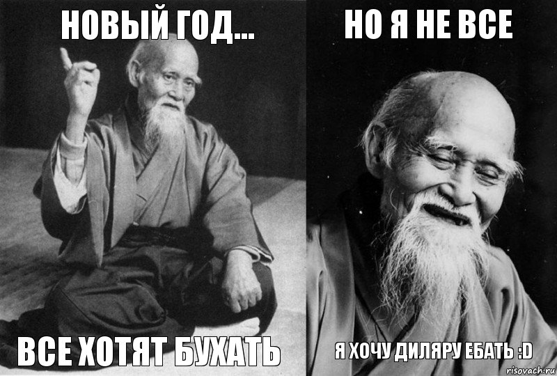 новый год... все хотят бухать но я не все я хочу диляру ебать :D, Комикс Мудрец-монах (4 зоны)