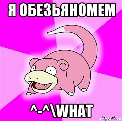 я обезьяномем ^-^\what, Мем слоупок