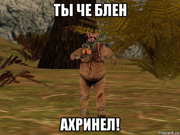ты че блен ахринел!
