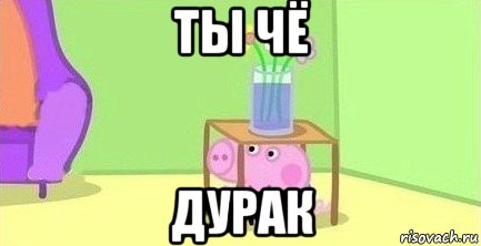 ты чё дурак