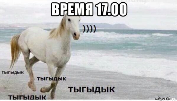 время 17.00 , Мем   Тыгыдык