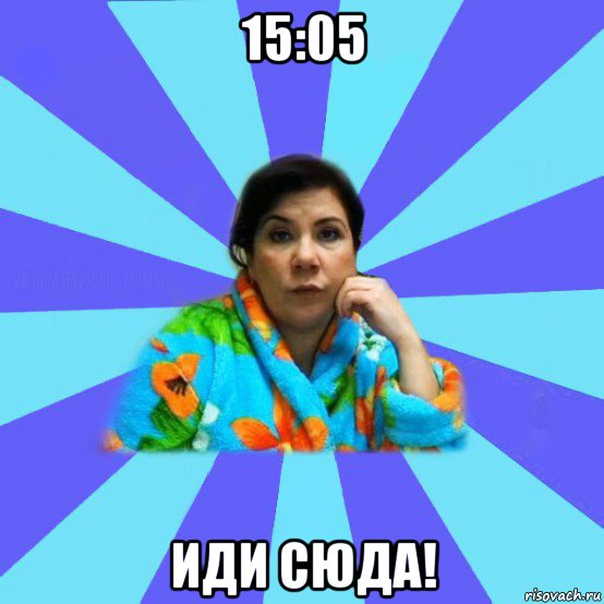 15:05 иди сюда!, Мем типичная мама