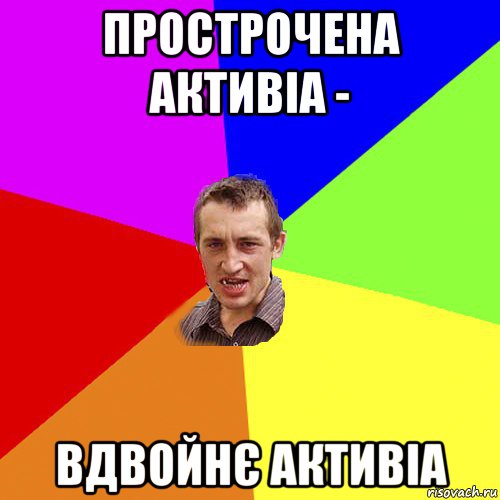 прострочена активіа - вдвойнє активіа, Мем Чоткий паца