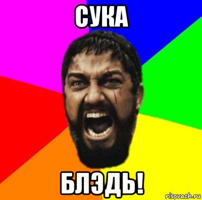 сука блэдь!