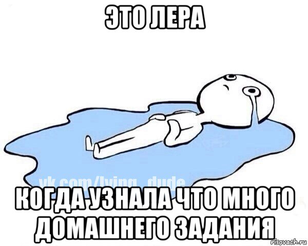 это лера когда узнала что много домашнего задания, Мем Этот момент когда