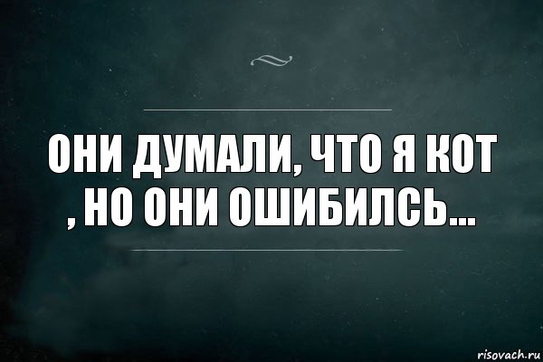 Они думали, что я кот , но они ошибилсь..., Комикс Игра Слов