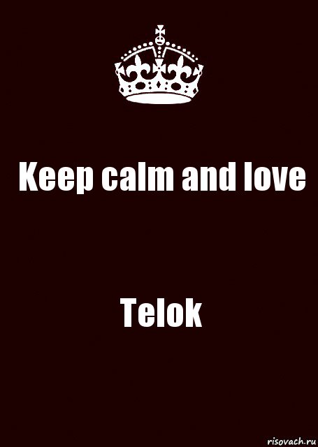 Keep calm and love Telok, Комикс keep calm