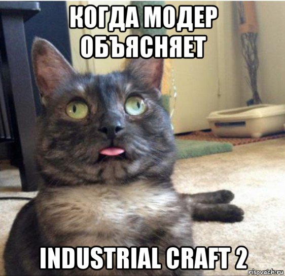 когда модер объясняет industrial craft 2