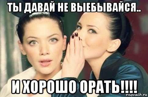 ты давай не выебывайся.. и хорошо орать!!!!, Мем  Он