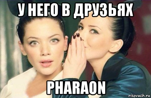 у него в друзьях pharaon, Мем  Он