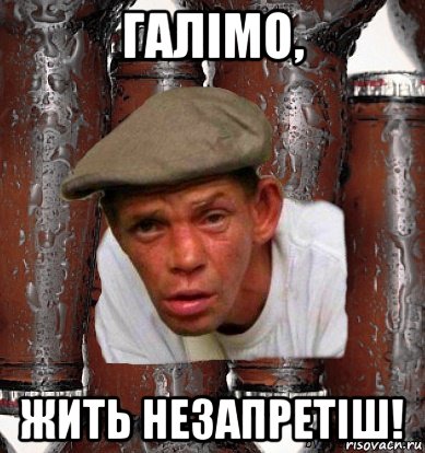 галімо, жить незапретіш!